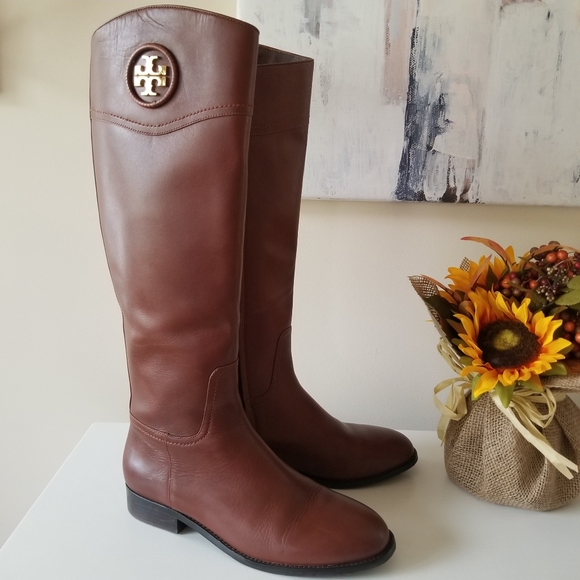Tory Burch Shoes - Tory Burch Ashlynn Leather Tall Riding Boots Size 10